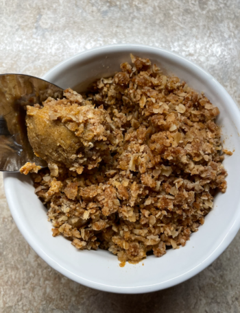 pumpkin spice crumble