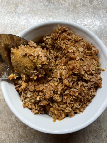 pumpkin spice crumble